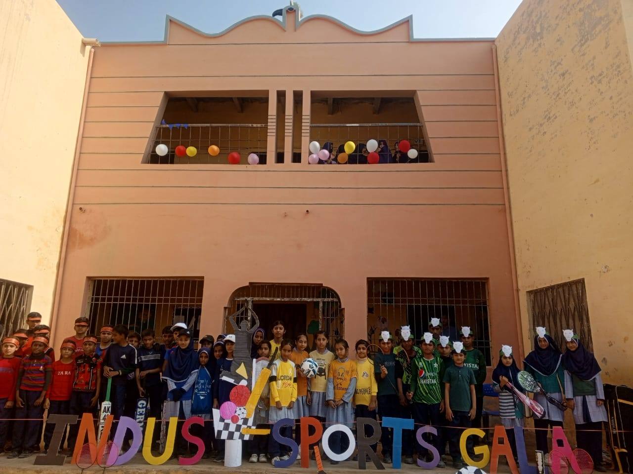 Students at Indus Educational Academy